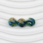 Transparent Twist Acrylic Beads 15mm 16mm Plated Assorted 20pcs 20