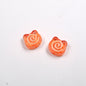 Clear Bear Biscuit Acrylic Beads 12mm Translucent Swirl 50pcs 17