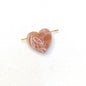 Fluid Ink Color Heart Acrylic Beads 21mm Glossy Marbled Swirls 50pcs 4