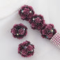 Flower Cluster Clay Beads 20mm Glitter Gothic Rose Bubblegum 10pcs 3