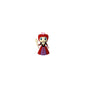 Silicone 3D Focal Beads Strawberry Girl Trophy Best Queen Wearing Crown 20pcs 7