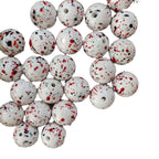 Printed Bubblegum Beads 20mm Halloween Blood Drop Acrylic 5pcs 3