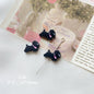 Silicone Focal Beads Sassy Barbie Style Baking Painted Alloy Black Pink 13