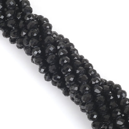 Glass Faceted Spacer Beads 8mm Iridescent Plating 8