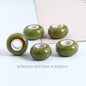 Ceramic Spacer Beads 15mm Fambe Glaze Large Hole 20pcs 9