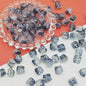 Frosted Lion Face Glass Beads 11mm Pastel Colors 25pcs 6