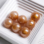 Plated Bubblegum Beads 20mm Vintage Fluid Gilded Marbled 50pcs 6