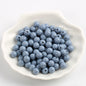 Solid Color Round Acrylic Beads 6mm Glossy Finish 600pcs 14