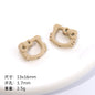 Hollow Kitty Metal Beads 16mm Painted Plating Alloy 20pcs 12