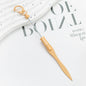 Beadable Letter Opening Knife Keychain Metal Candy Pastels Metallics 10