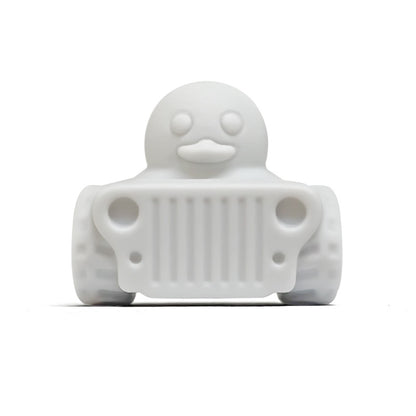 Silicone 3D Focal Beads Tank Duck Sitting in Tank 20pcs 6