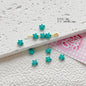 Star Butterfly Metal Beads 5mm Candy Colored Baked Painted 20pcs 18