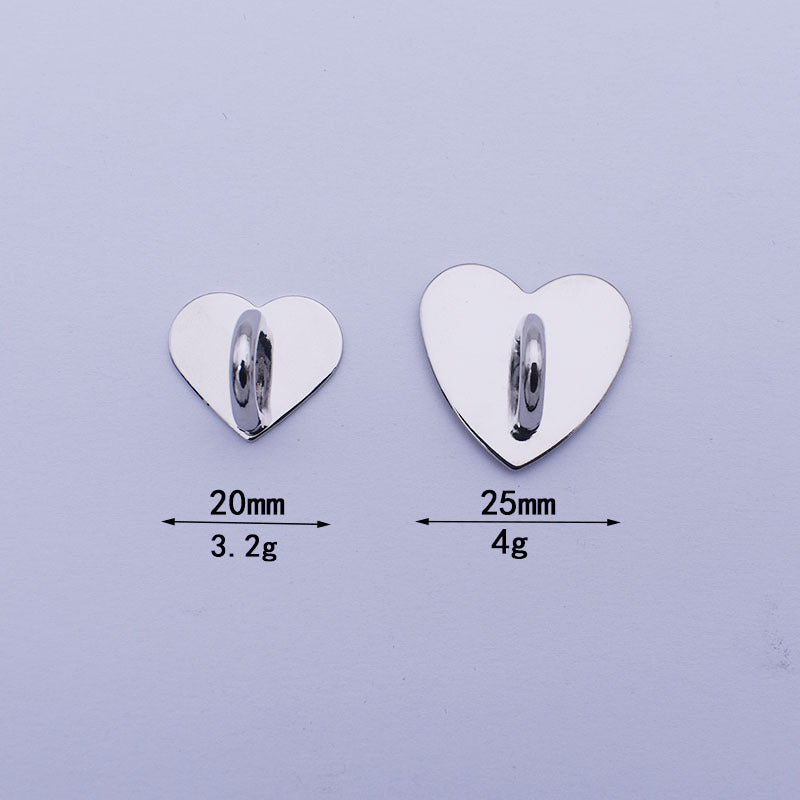 Metal Phone Ring Holder Stand Adhesive Heart Square Bear Shapes 3