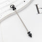 Beadable Metal Bullet Stud Rod Double Head Screw Industrial Style 10