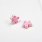Irregular Sponge Flower Acrylic Beads 14mm Glossy Colorful 50pcs 8