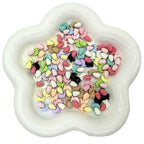 Tulip Metal Beads 14mm Two-Color Baking Painted Alloy 10pcs 5