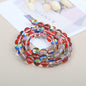 Mermaid Round Glass Beads 6mm Matte Pastel Jewel Tones 40pcs 12