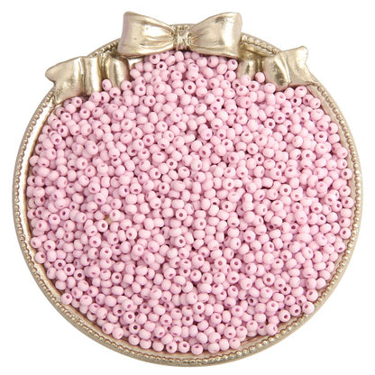 Frosted Seed Glass Beads 4mm Pastel Colors Matte Finish 320pcs 24