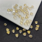 Czech Glass Beads Small Heart 6mm Peach Color 100pcs 25