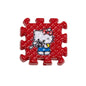 Hello KT Puzzle Acrylic Square Beads 18mm Colorful 10pcs 8