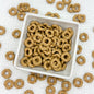 Acrylic Wavy Spacer Beads 12mm Baking Painted Colorful 50pcs 22