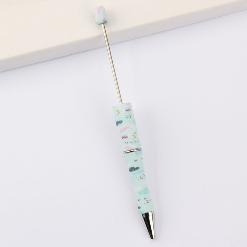 Beadable Pen Printed Pattern Plastic Light Weight
