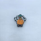 Silicone Focal Beads Halloween Pumpkin Series 20pcs 4