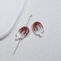Clear Popsicle Acrylic Beads 20mm Colorful Drip Design 50pcs 7
