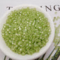 Frosted Seed Glass Beads 3mm Pastel Transparent Colors 300pcs 16