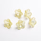 Transparent Plating Horn Petal Acrylic Beads 10mm Multicolor 500pcs 4