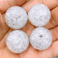 Glitter Bubblegum Beads 25mm Crackled Chunky Acrylic 50pcs 3