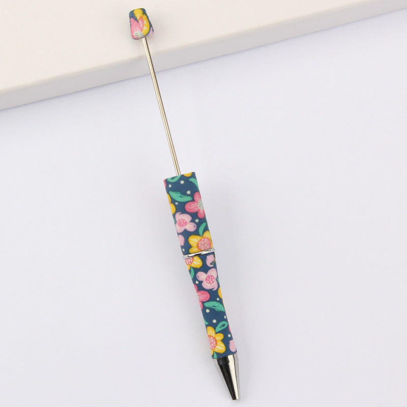 Beadable Pen Printed Pattern Plastic Light Weight