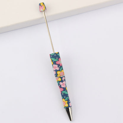 Beadable Pen Printed Pattern Plastic Light Weight