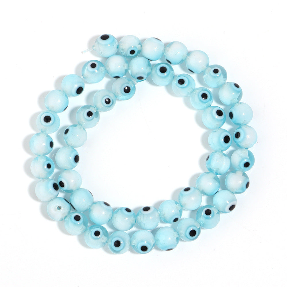 Lampwork Millefiori Evil Eye Glass Beads 4mm Antique Style 90pcs 24