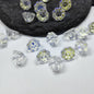 Lotus Glass Beads 10mm Translucent Green Flower 20pcs 9
