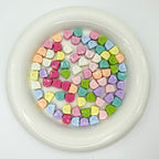Teddy Bear Metal Beads 10mm Glossy Painted Alloy 10pcs 6