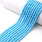 Flat Clay Beads 6mm Solid Color Smooth Polymer Disc 10strands 24