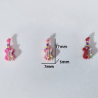 Guitar Metal Beads 17mm Punk Style 3D Enamel Alloy 10pcs 4