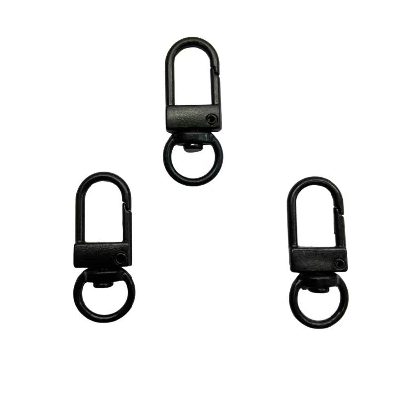 Colorful Zinc Alloy Keychain Hooks 33mm Baking Painted 50pcs 7