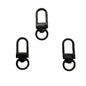 Colorful Zinc Alloy Keychain Hooks 33mm Baking Painted 50pcs 7