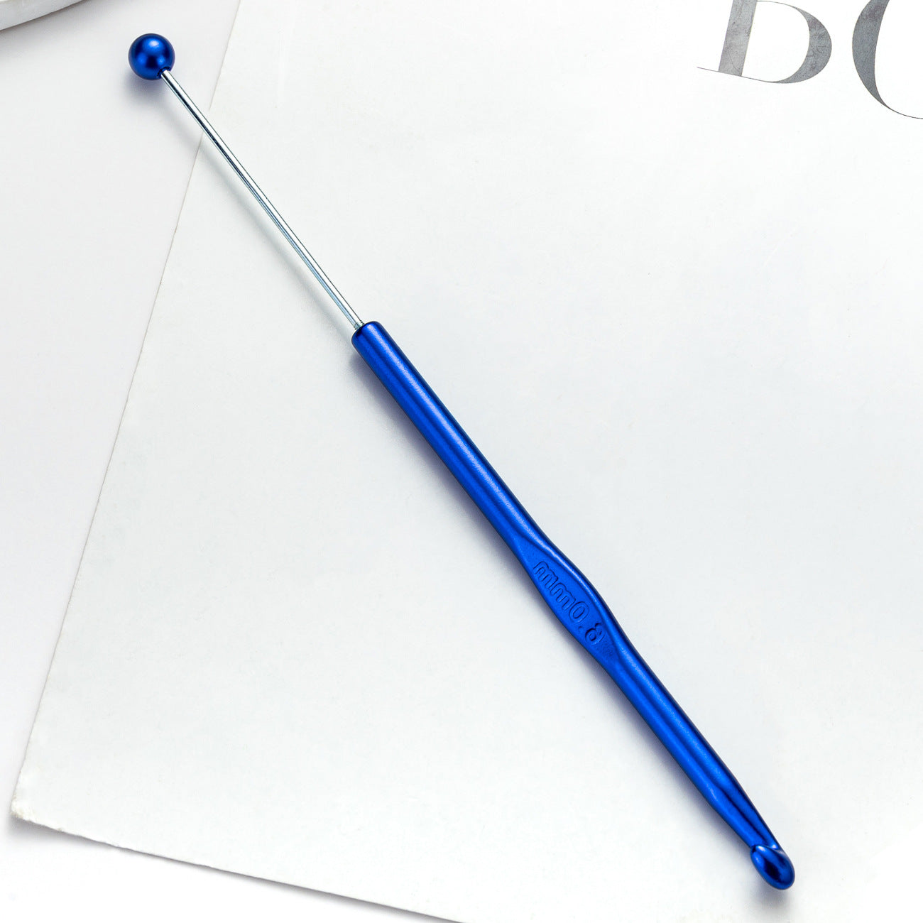 Beadable Crochet Hooks Metallic Slim Polished 3.0mm to 6.0mm 26