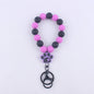 Silicone Dog Claw Bead Wristlet Keychain Pet Lover Charm 7