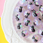 Hand-Painted Halloween Pumpkin Ghost Acrylic Beads 16mm 18