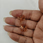 Clear Knot Acrylic Beads 18mm Translucent Glossy 100pcs 10
