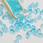 Campanula Flower Glass Beads 7x12mm Frosted Glossy Pastel 50pcs 38