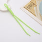 Two Tone Braided Rope Crochet Keychain Fabric Slim Durable 8pcs 10