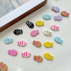 Fish Metal Beads 13mm Baking Painted Biscuit Style 20pcs 3