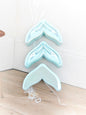 Glow Mermaid Tail Acrylic Beads 29x20x9mm Glow In The Dark 50pcs 9