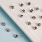 Alloy Watermelon Spacer Beads 2.5 3.5mm Tibetan Style 100pcs 3
