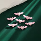 Angel Wing Metal Beads 25mm Colorful Baking Painted 10pcs 3